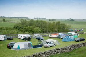 campsite at knotlow farm