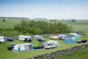 campsite at knotlow farm